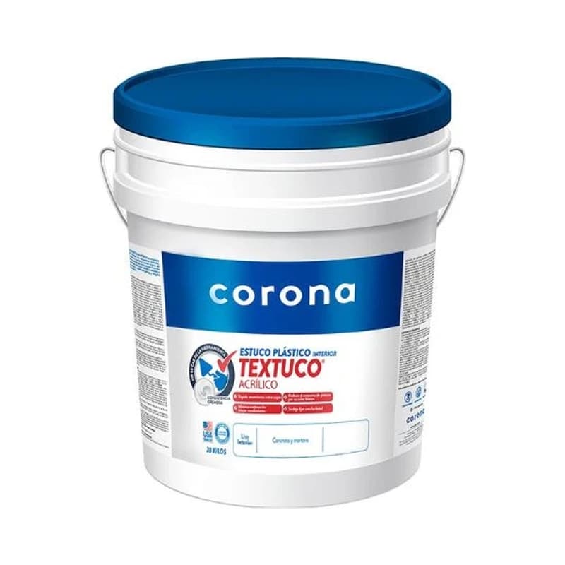 Mortero Texturizado Corona Textuco 28 kg