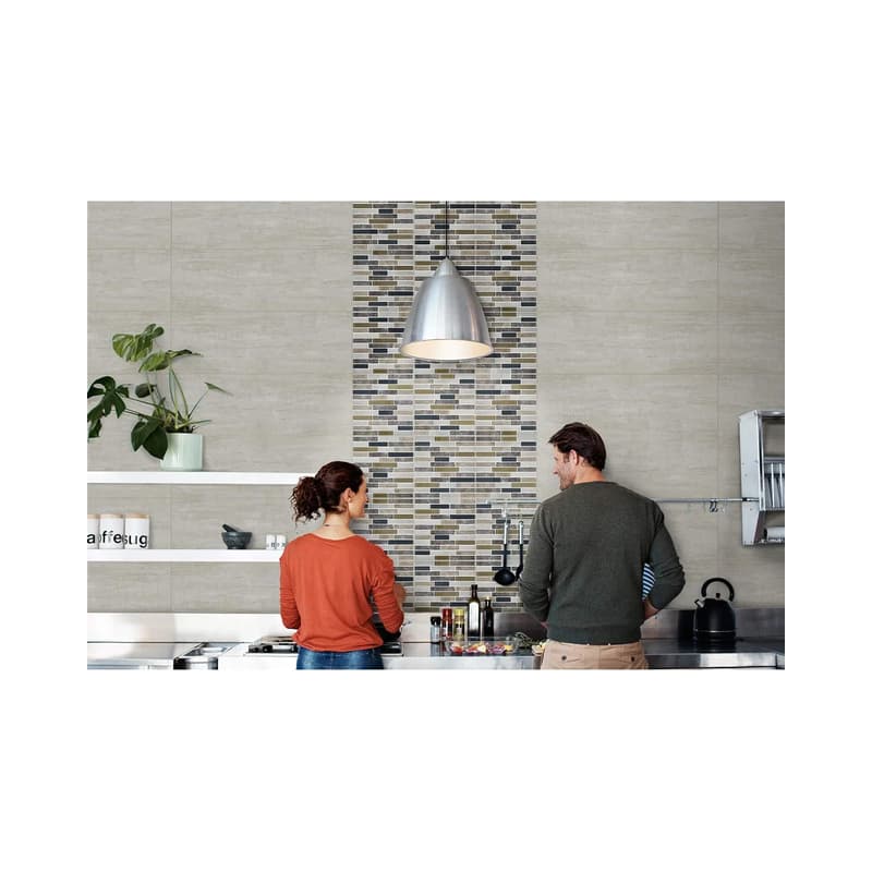 Mosaico Gran Canon Corona Gris 29.5x30 cm