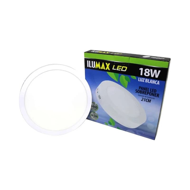 Panel LED Redondo Ilumax LB 20.5 Plus 18W