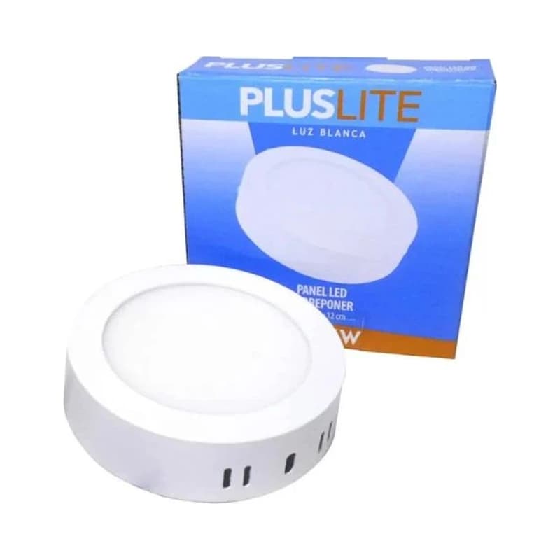 Panel LED Sobreponer Redondo Pluslite 6W