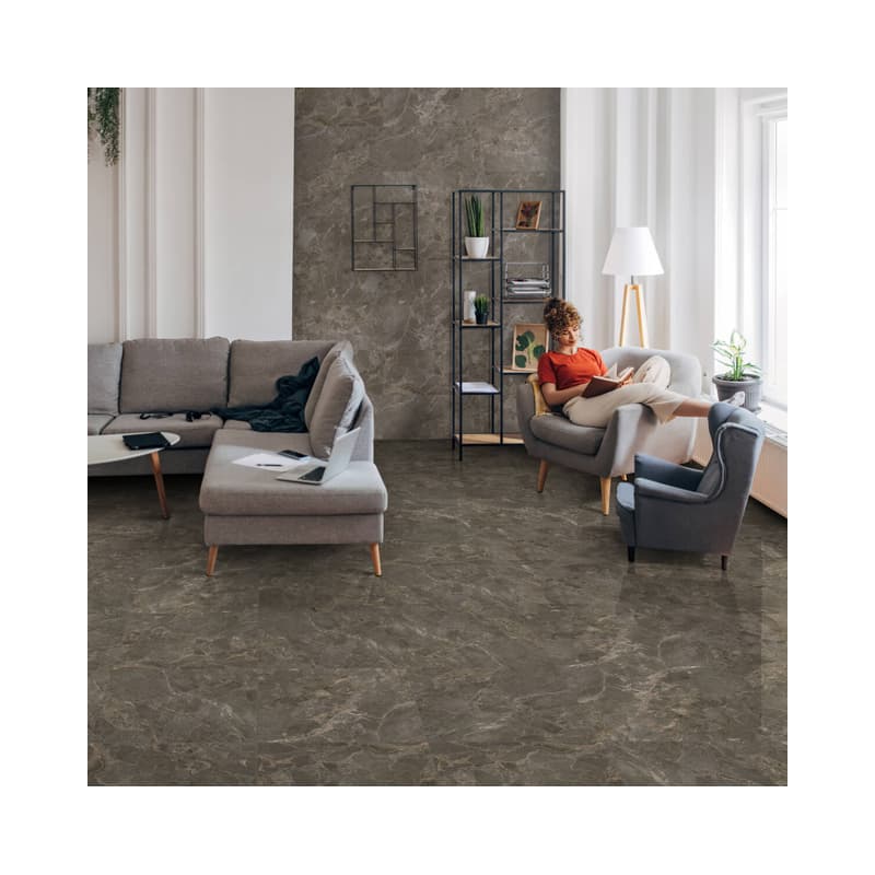 Pared Cerámica Corona Adriano Taupe Marmolizada 30x60 cm Brillo por Caja 1.8 m2