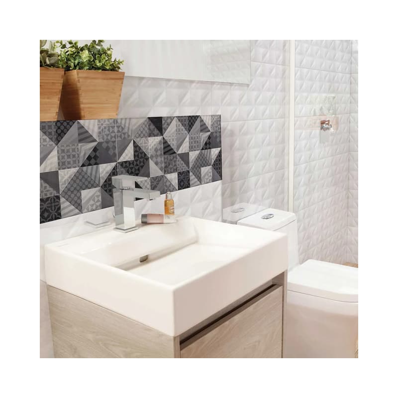 Pared Estructurada Alcain Corona Blanco 30x60