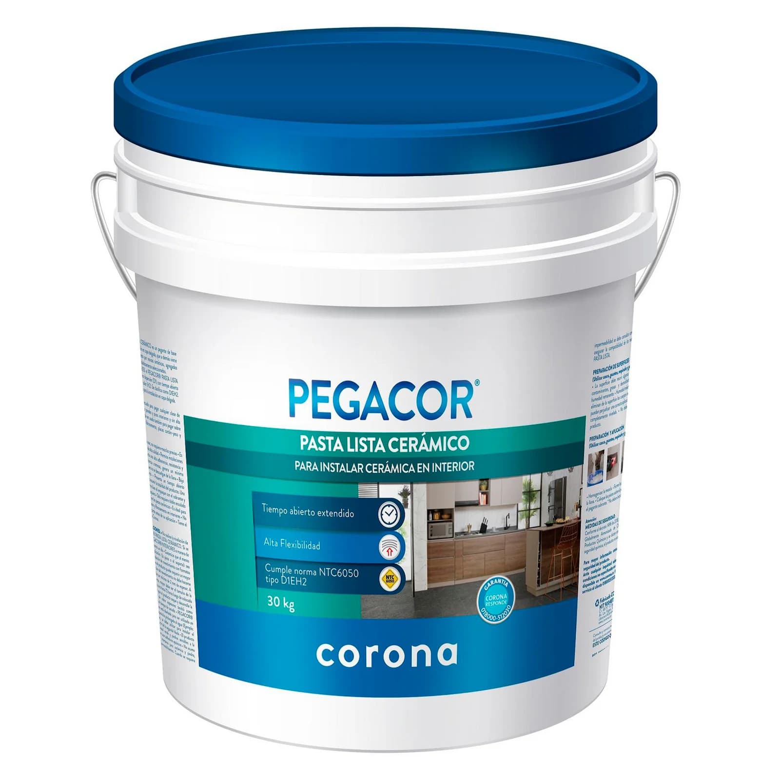 Pegacor Pasta Lista Cerámico Interior 30 kg