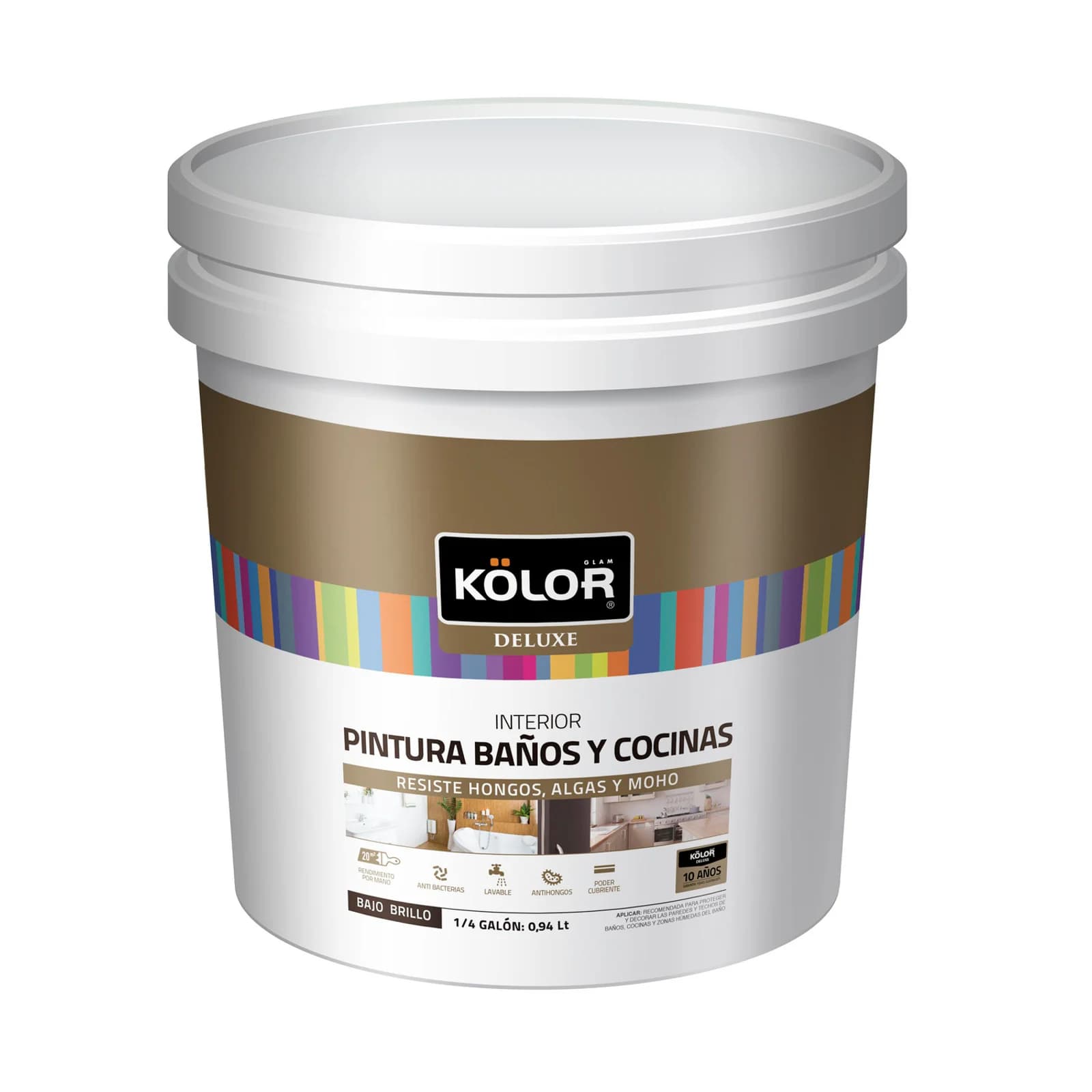 Pintura Baños Y Cocinas Kolor Blanco Galón