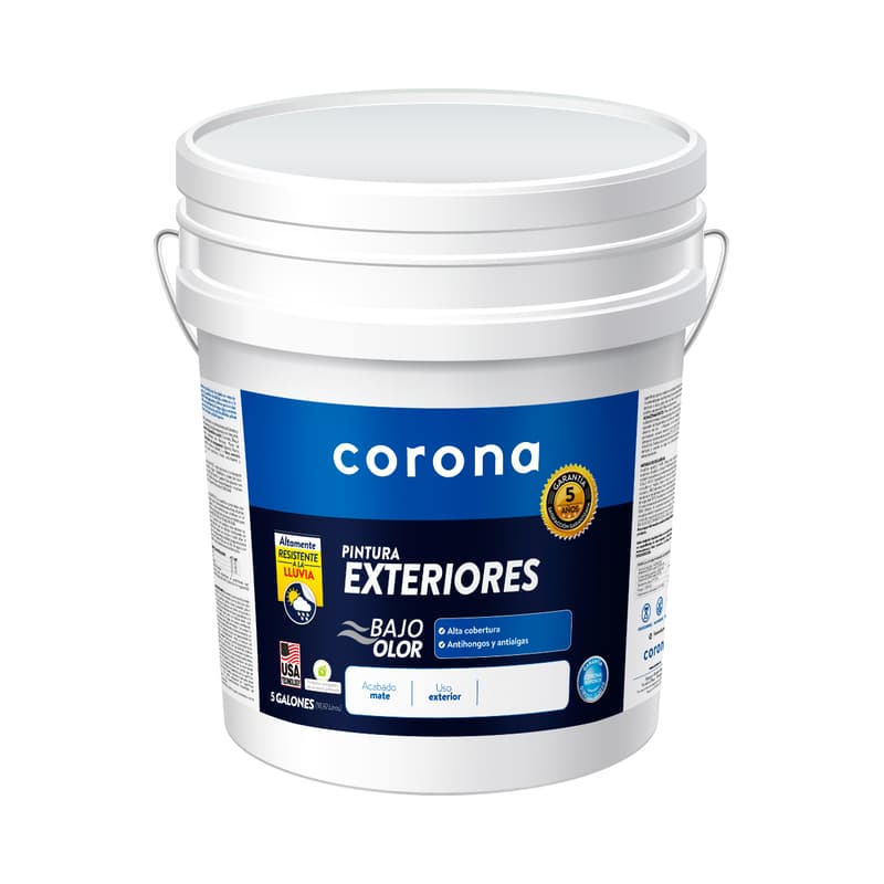 Pintura Exterior Corona Alta Cobertura 5 Galones