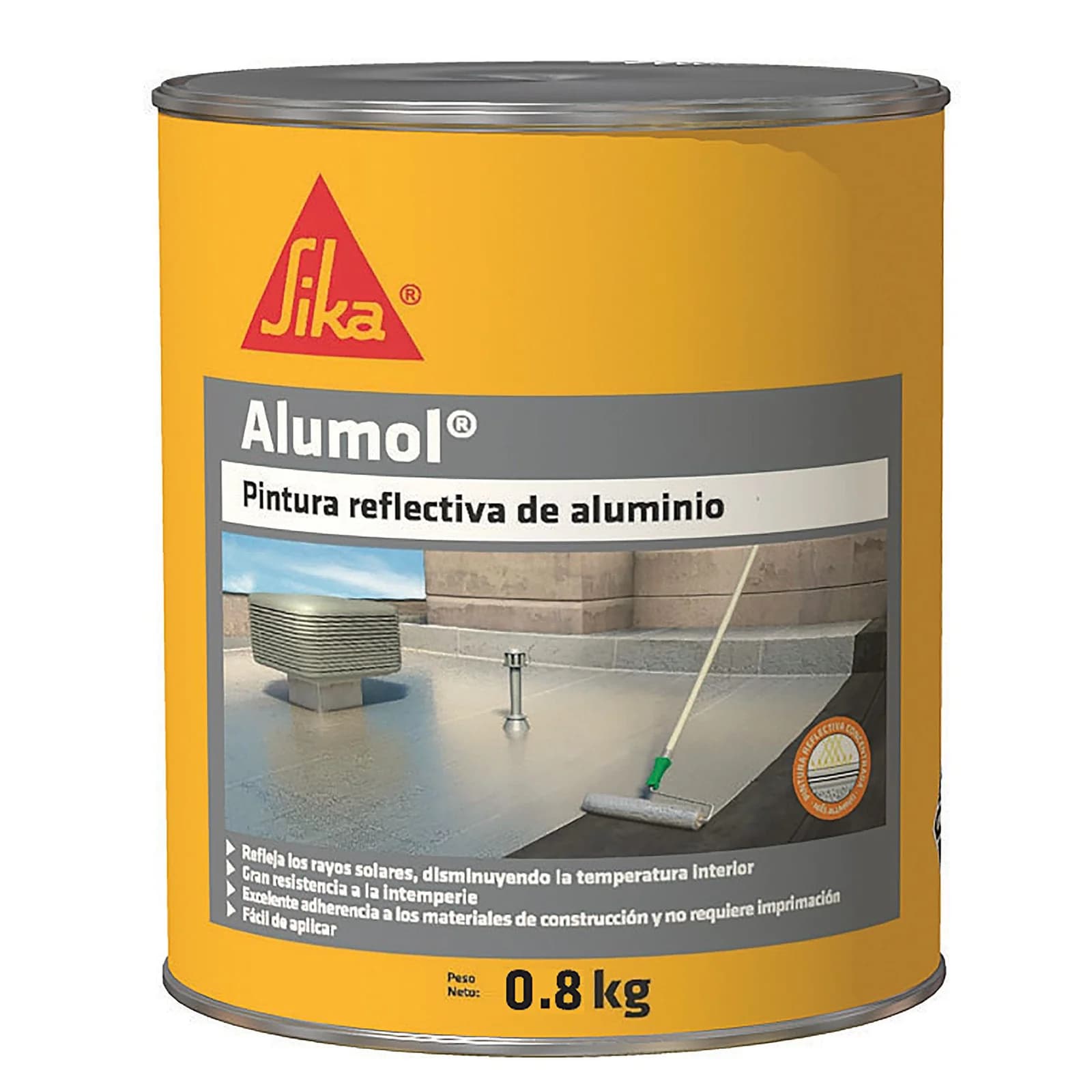 Pintura Reflectiva Aluminio Sika Alumol 3 kg