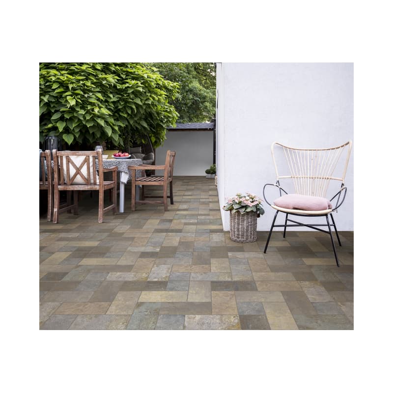 Piso Cerámico Corona Calama Multicolor Mate 51x51 cm para Exterior Caja 2.08 m2