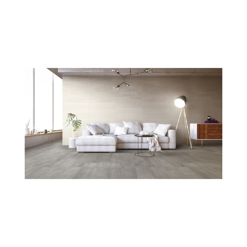 Piso Cerámico Corona Mistique Gris 20.6x92.6 cm Madera Mate por Caja 1.14 m2
