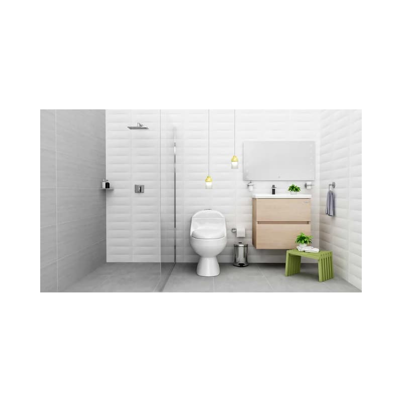 Piso Cerámico Metrópoli Corona Gris 60x60 1.80 m2