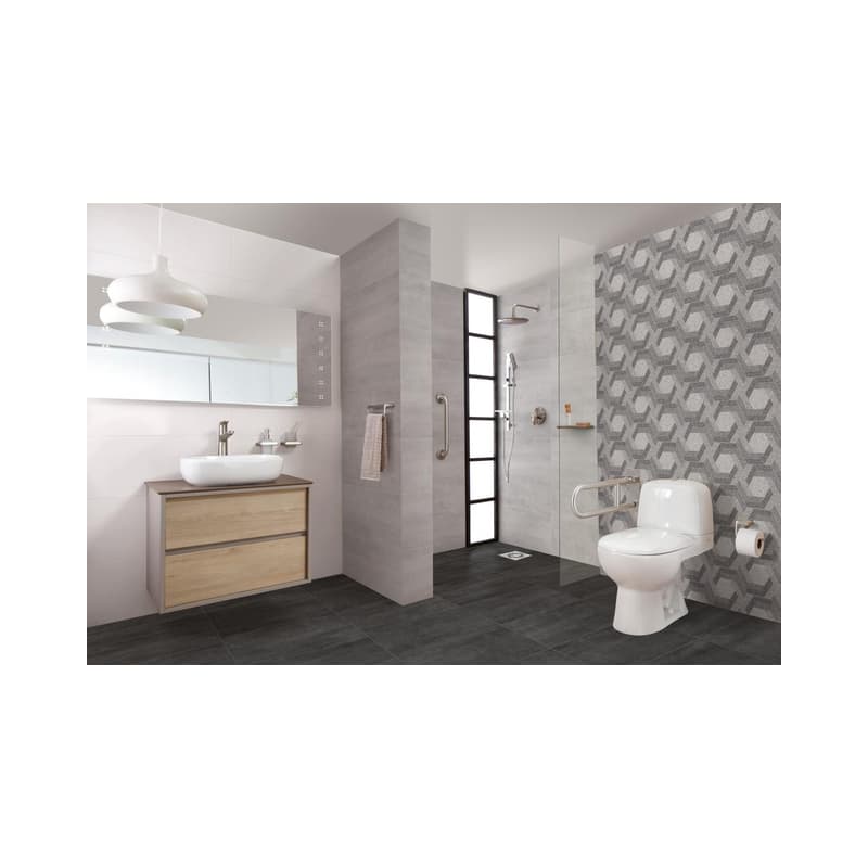Piso Pared Corona Now Gris Grafito 30x60 cm Ardvance Pro Cerámico
