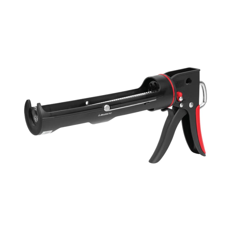 Pistola de Calafateo Profesional Bellota 9 Pulgadas Reforzada Tipo Esqueleto para Silicona y Selladores