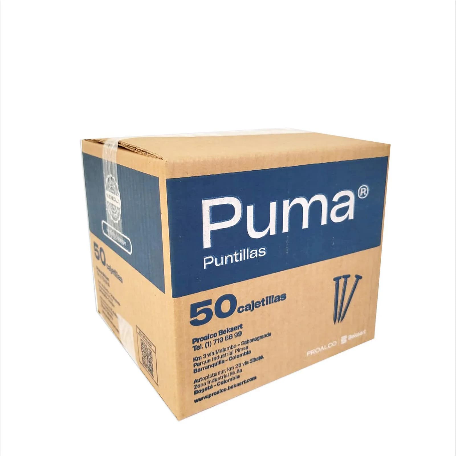 Puntilla Común Con Cabeza Puma 3 Pulgadas 350 g