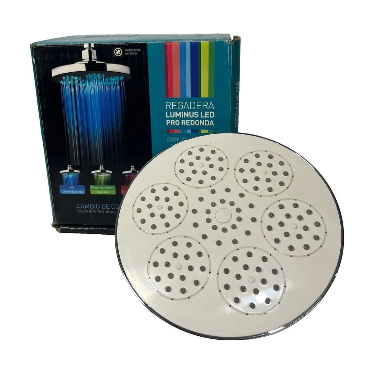 Regadera Grival Luminus LED por Temperatura