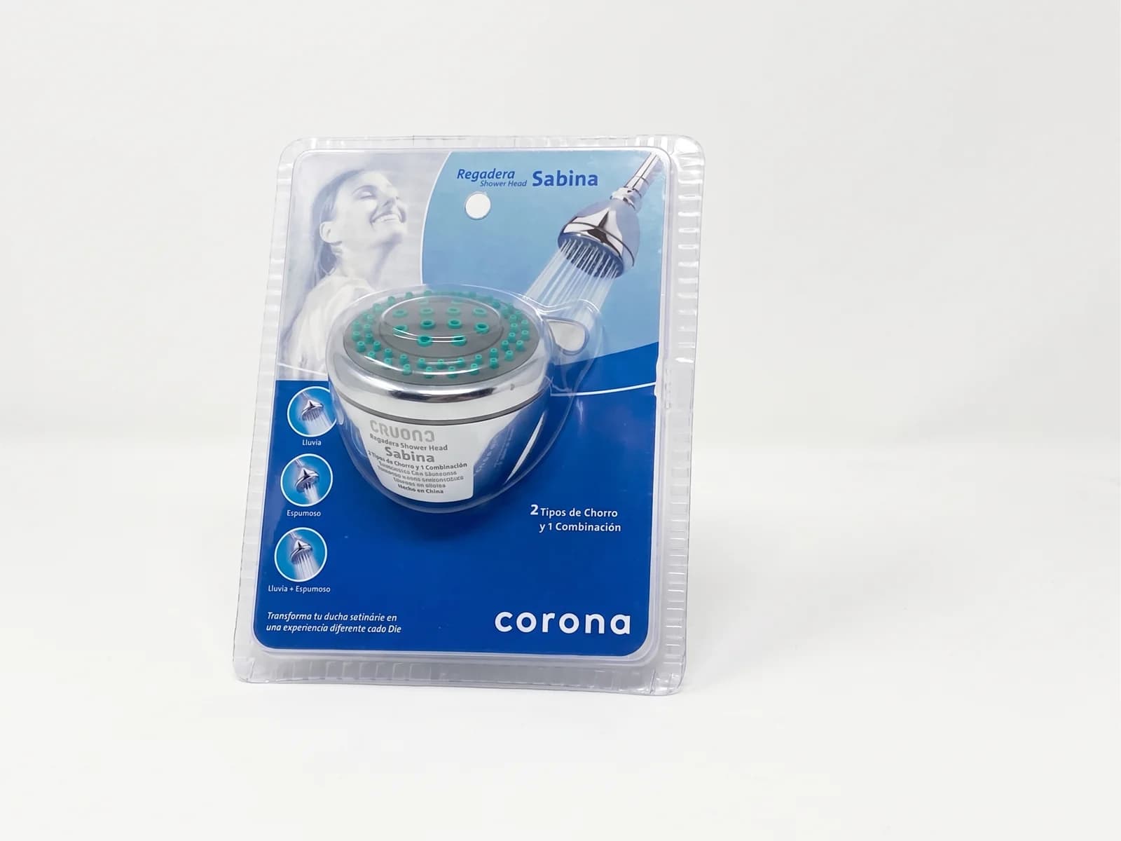 Regadera Grival Sabina Cromo para Ducha