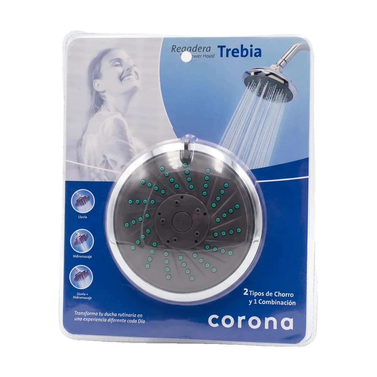 Regadera Grival Trebia para Ducha Cromo