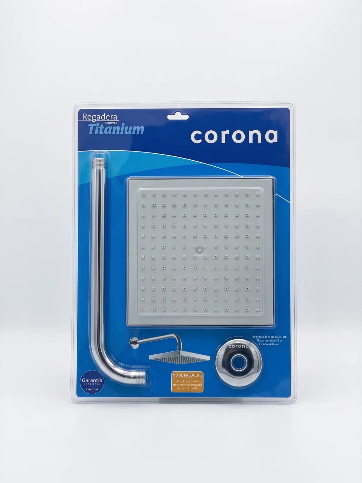 Regadera Shower Titanium Grival Cromo