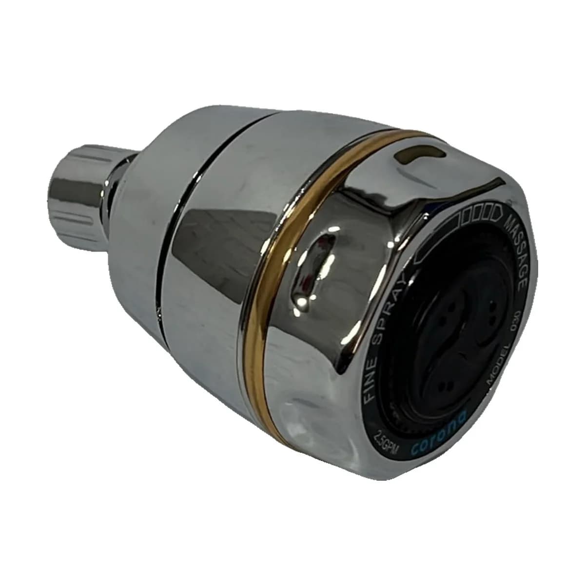 Regadera para Hidromasaje Cromo Oro Grival