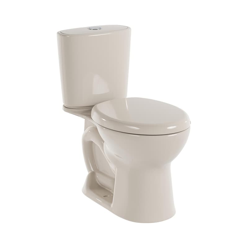 Sanitario Corona Aluvia Plus Redondo Color Bone