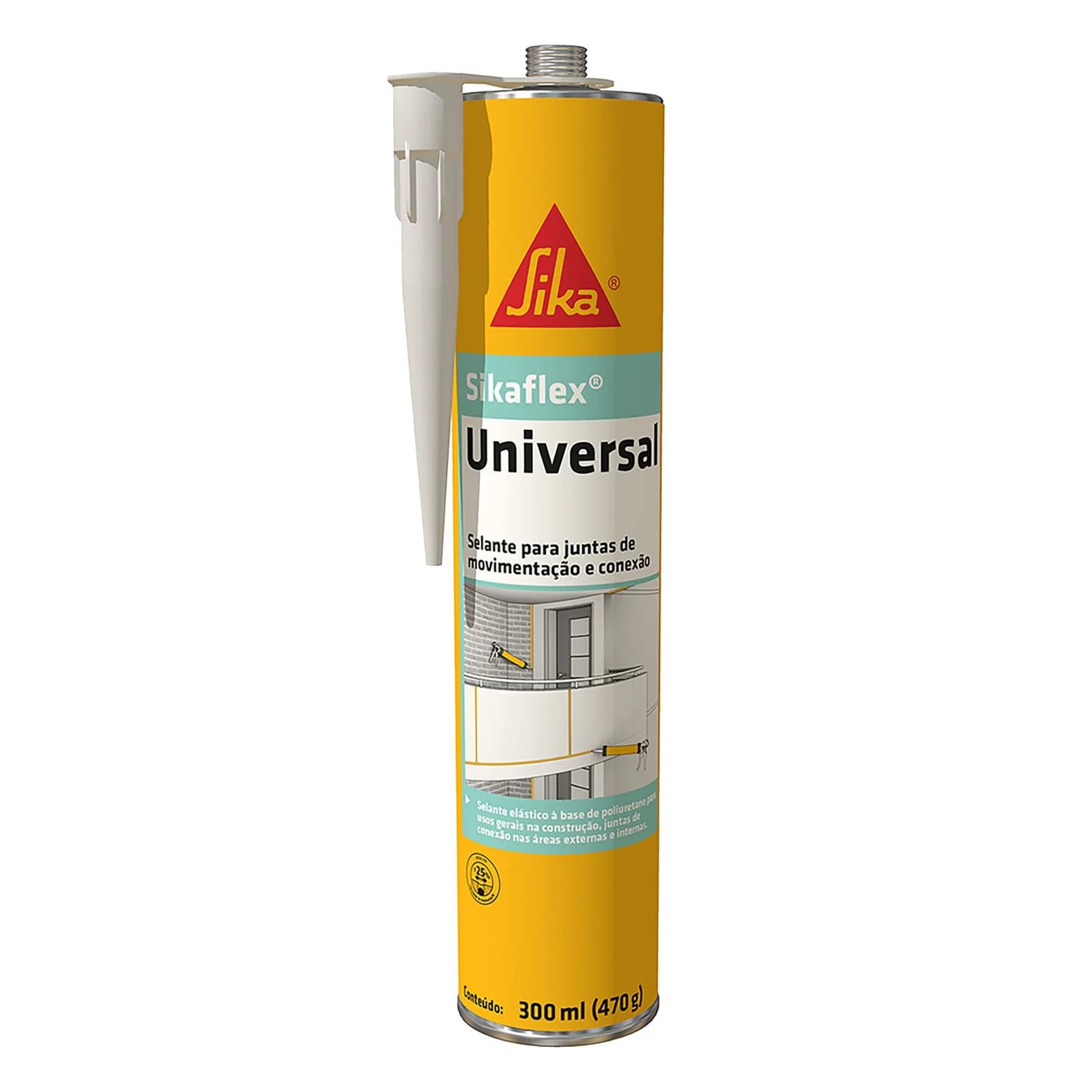 Sellador Poliuretano Sika Sikaflex Universal Blanco 300 ml