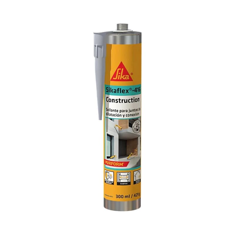 Sellador Sikaflex 416 Constr Gris 300 ml