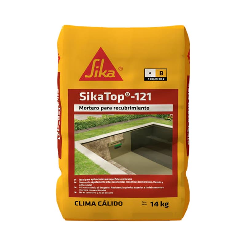 Sikatop 121 Clima Cálido Sika Mortero Impermeable 18 kg