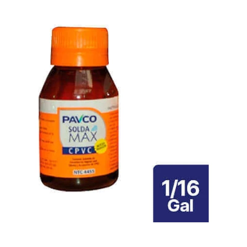 Soldadura CPVC Pavco Aplic 225 g Unión Tuberías