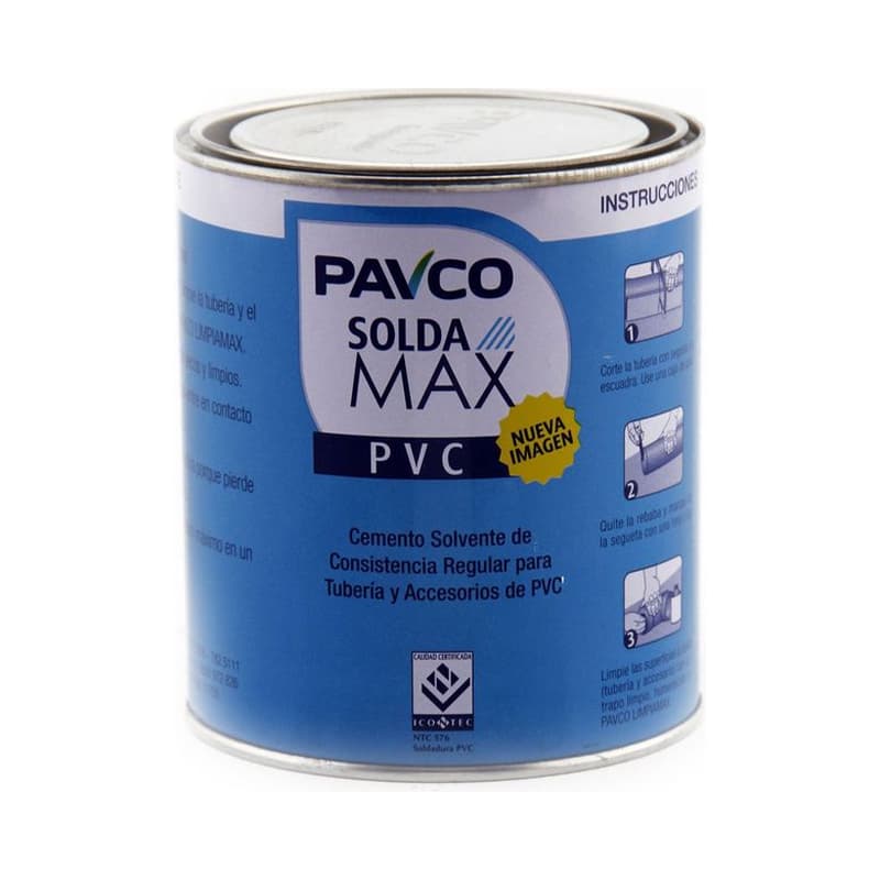 Soldadura PVC Pavco Aplic 1/4 Galón