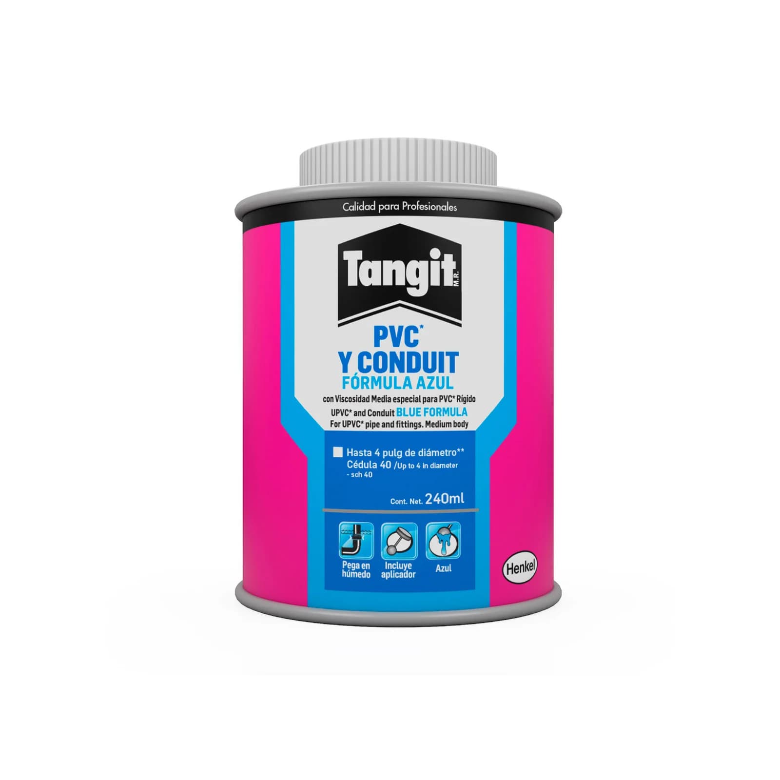 Soldadura Tangit PVC y Conduit 240 ml