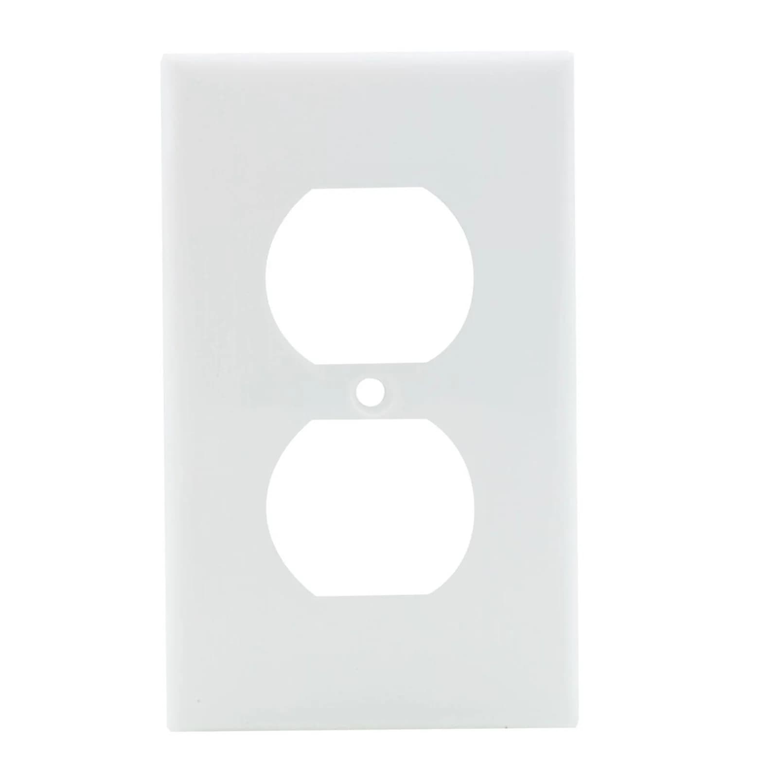 Tapa Toma Doble 2x4 Blanca Leviton