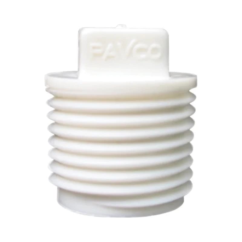 Tapón Roscado Pavco Presión PVC 1/2 Pulgada - Paquete x 10
