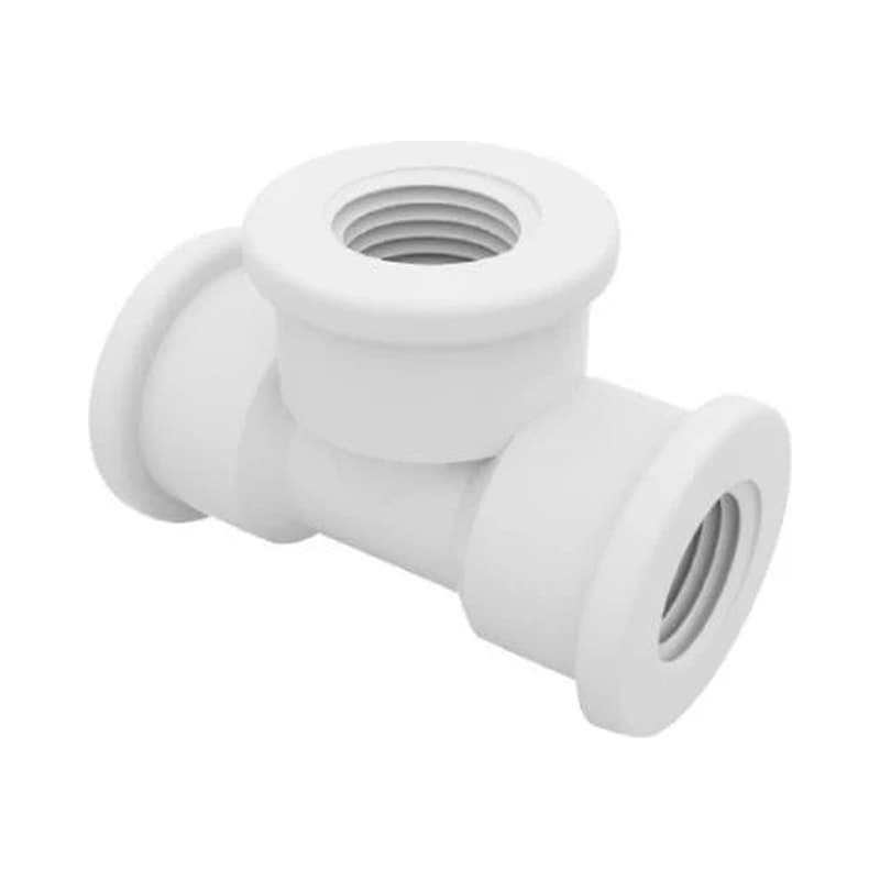 Tee Hembra Hembra Hembra PVC Presión Dicol 1/2 Pulgada