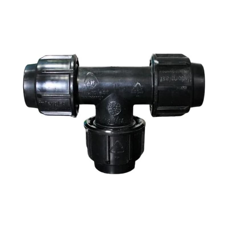 Tee Rápida Interplast 25 mm x 25 mm Polietileno