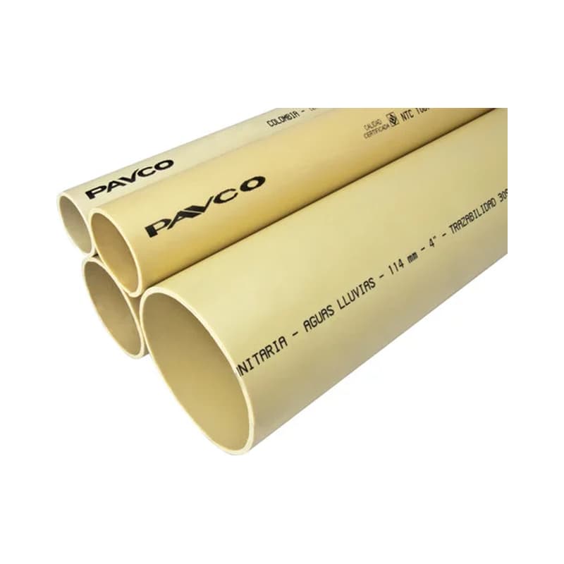 Tubo PVC Sanitario Pavco 1 1/2 Pulgada