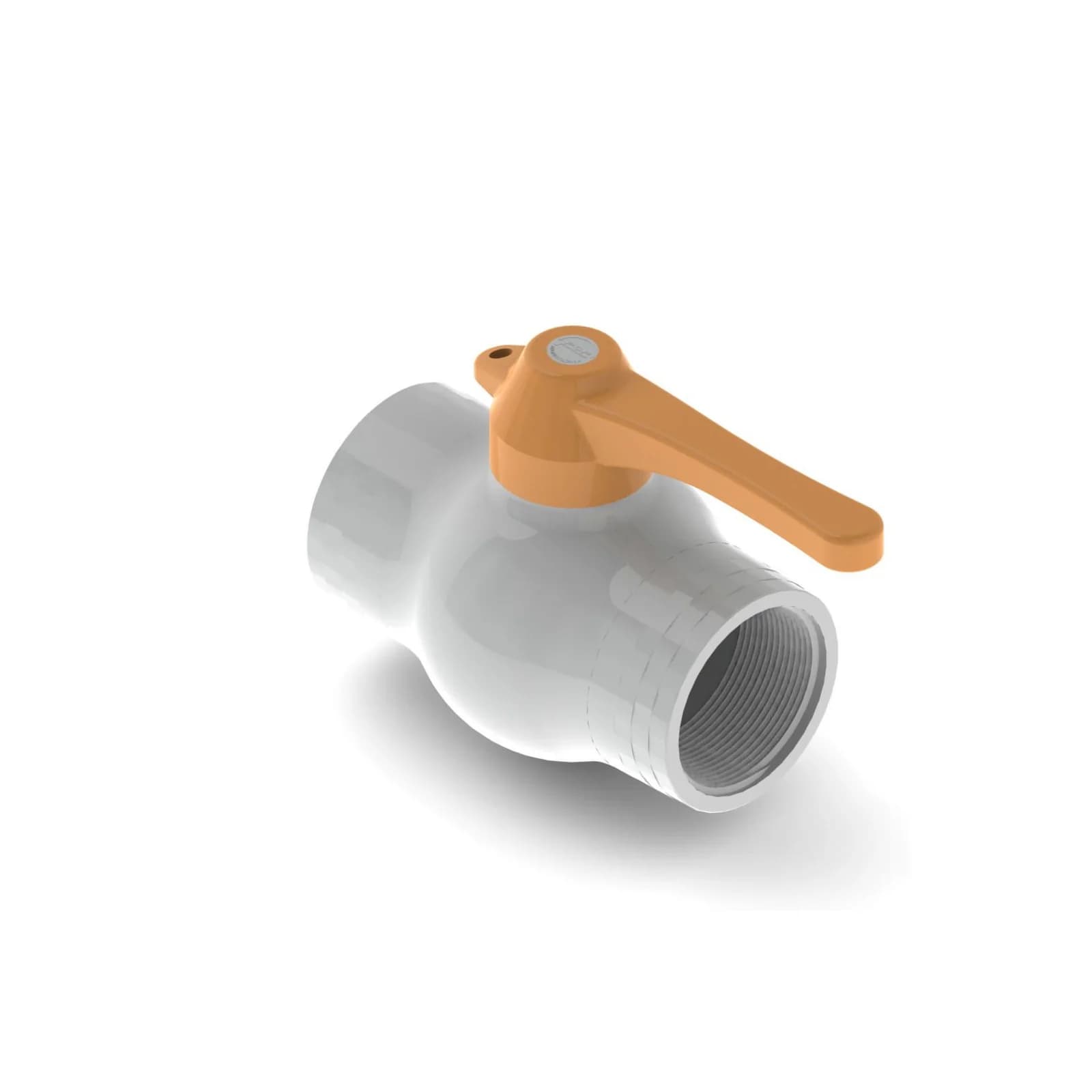 Válvula Bola Mono Radial PVC Roscar 3 Pulgadas PCP - Paquete x 2