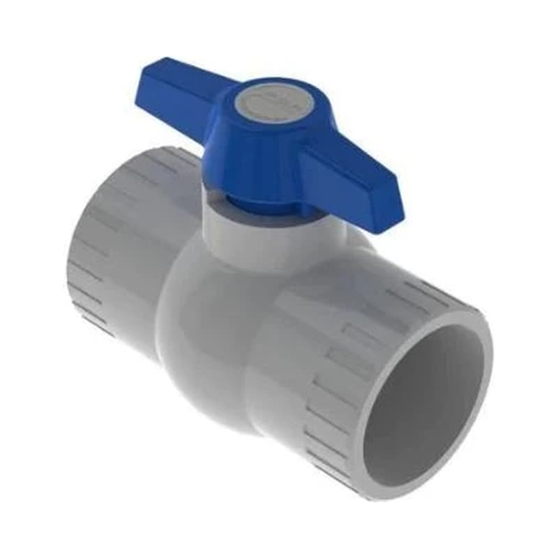 Válvula Bola Soldada PCP 1.1/4 Pulgada PVC