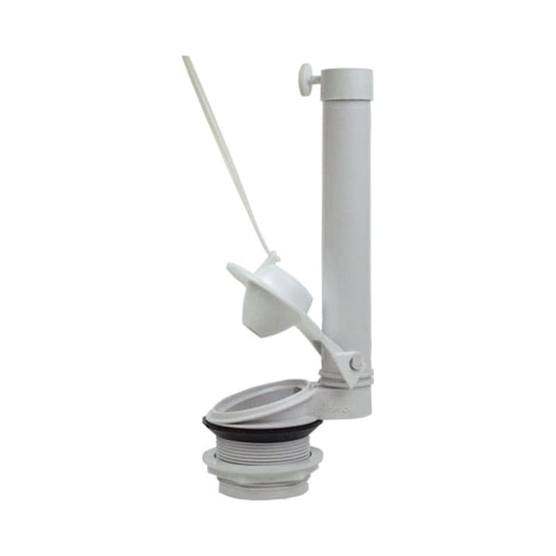 Válvula de Descarga Tradicional Coflex de 2 Pulgadas para Sanitario de Dos Piezas con Pera de Descarga Aguastop de Alta Durabilidad
