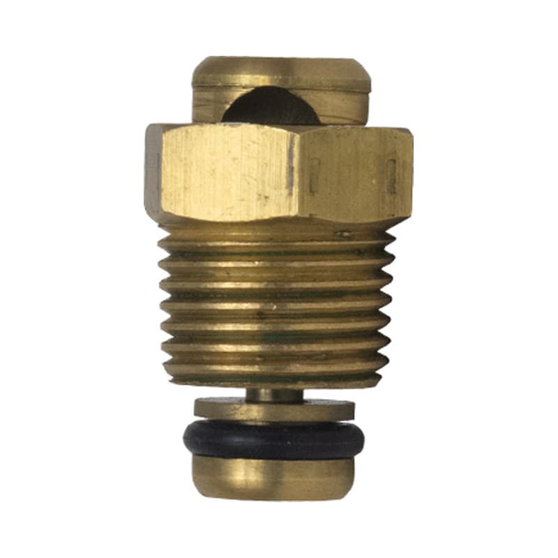 Válvula Expulsora de Aire para Medidor de Agua Coflex de 1/2 Pulgada en Latón Natural Anti Aire y Golpe de Ariete