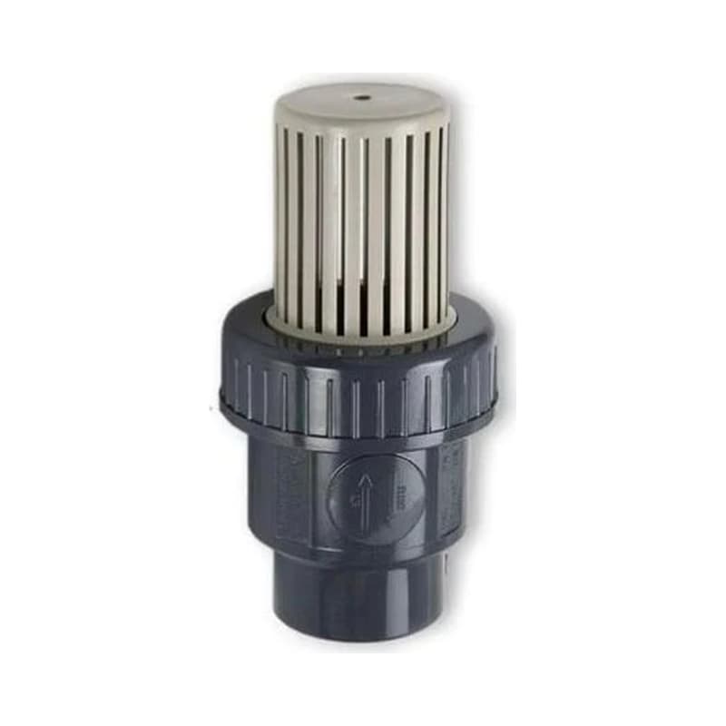 Válvula PCP de Purga y Pie PVC 1 Pulgada