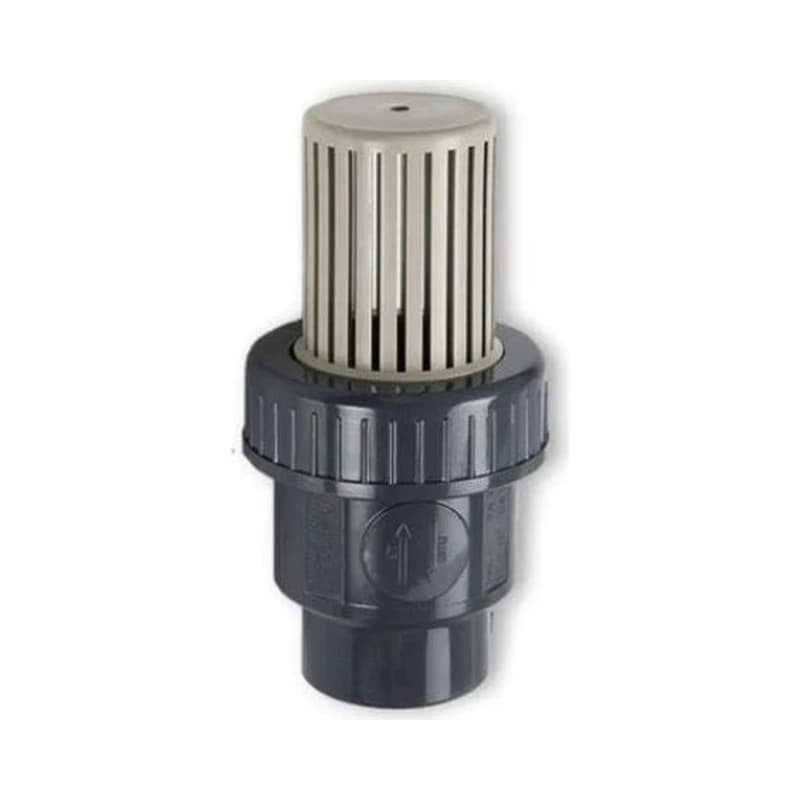 Válvula PCP Purga de Aire y Pie PVC 1 1/2 Pulgada