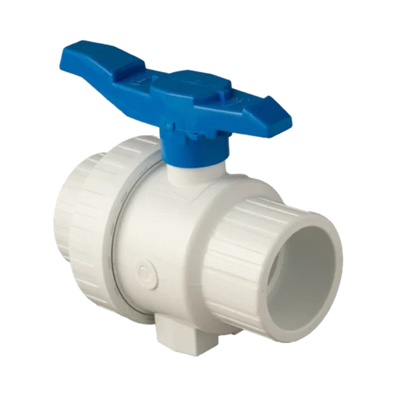 Válvula de Bola PCP Universal Soldada de 2 Pulgadas en PVC de Alta Resistencia