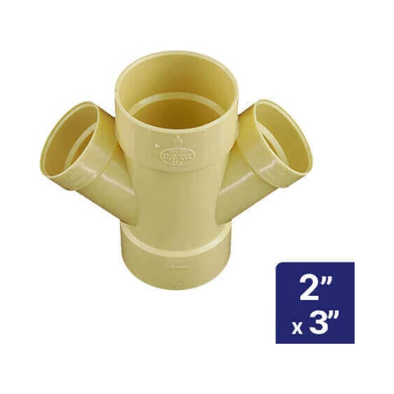 Yee Sanitario Doble Pavco 3x2 Pulgadas