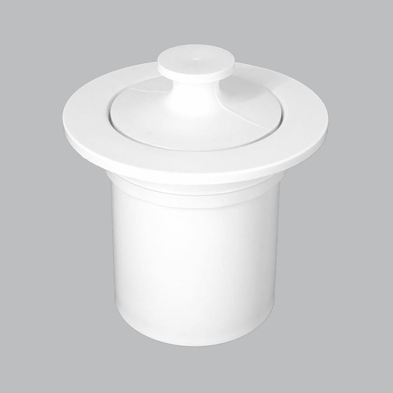Válvula Pozuelo Con Sosco Blanca Plástica 2.1/2 X 1.5/8 Pulgadas