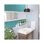 Brick Blanco Mate Corona 15X30 Revestimiento Pared