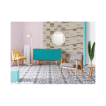 Cerámica Decorativa Corona Cuadrado Nair Negro 19.8X19.8