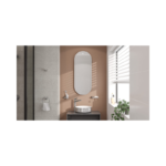 Espejo Oval Corona Plus Plateado 40X100 Cm