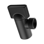 Grifería Lavadora Corona Regulación Moderna Negra