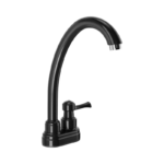 Grifería Lavaplatos Grival Balta Palanca Sencilla Negro