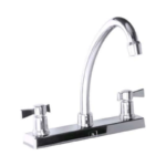 Grifería Mezclador Lavaplatos Gricol Cisne Hélix 8 Pulgadas