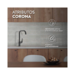 Grifería Monocontrol Lavaplatos Grival Cascade Mblack