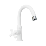 Grifo Lavamanos Pavco Blanco Alto